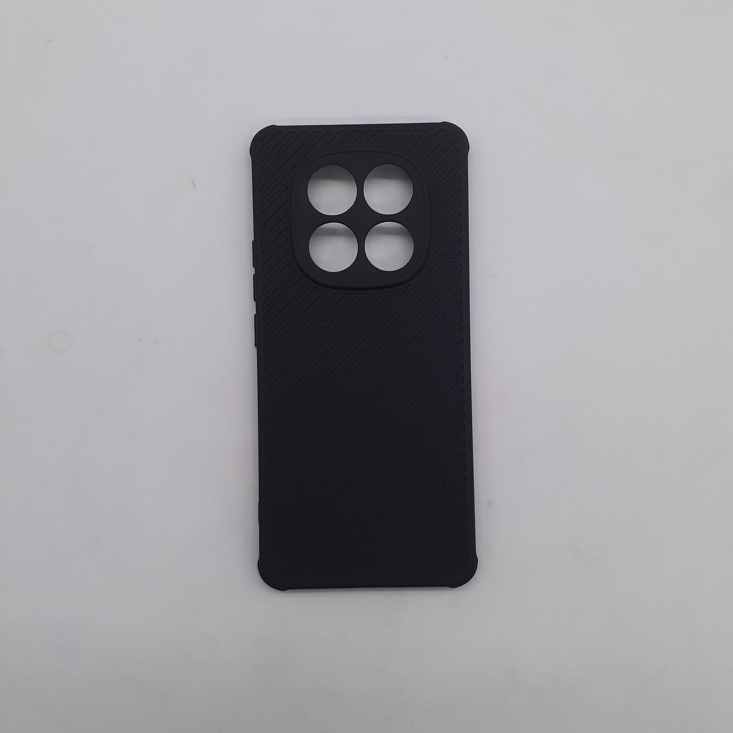 Redmi Note 15 Carbon Fiber texture Hard Rubber armour back cover shock-porof case