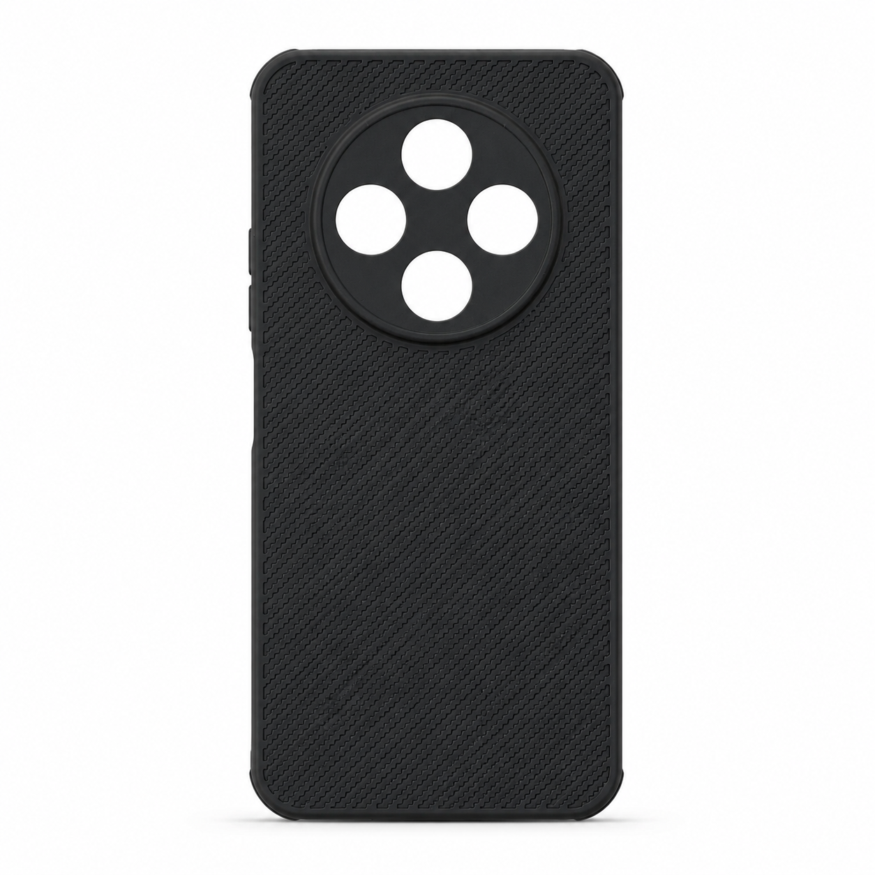 Tecno Spark 30C Carbon Fiber texture Hard Rubber armour back cover shock-porof case