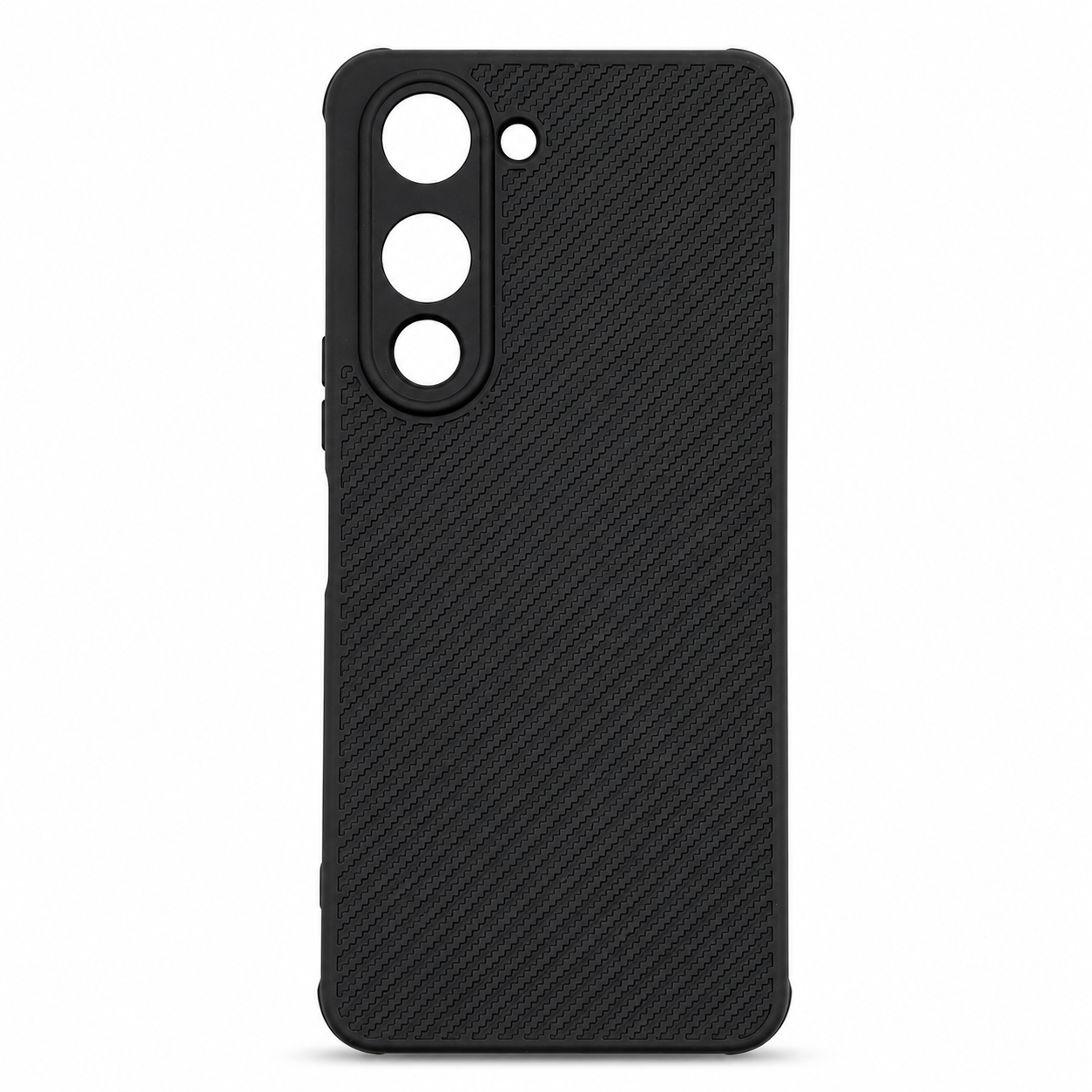 Vivo Y29s Carbon Fiber texture Hard Rubber armour back cover shock-porof case