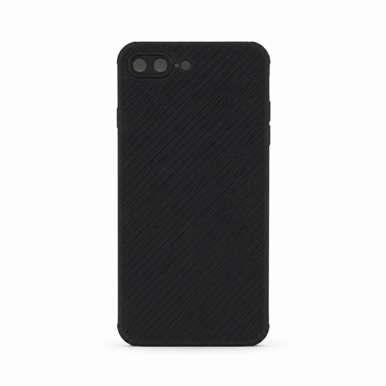 iPhone 7 Plus Carbon Fiber texture Hard Rubber armour back cover shock-porof case