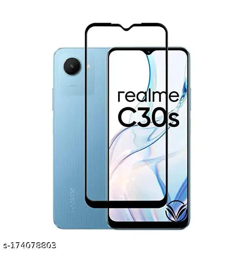 Screen Protector Full Tempered Glass for Realme C30s