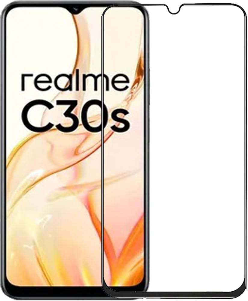 Screen Protector Full Tempered Glass for Realme C30s