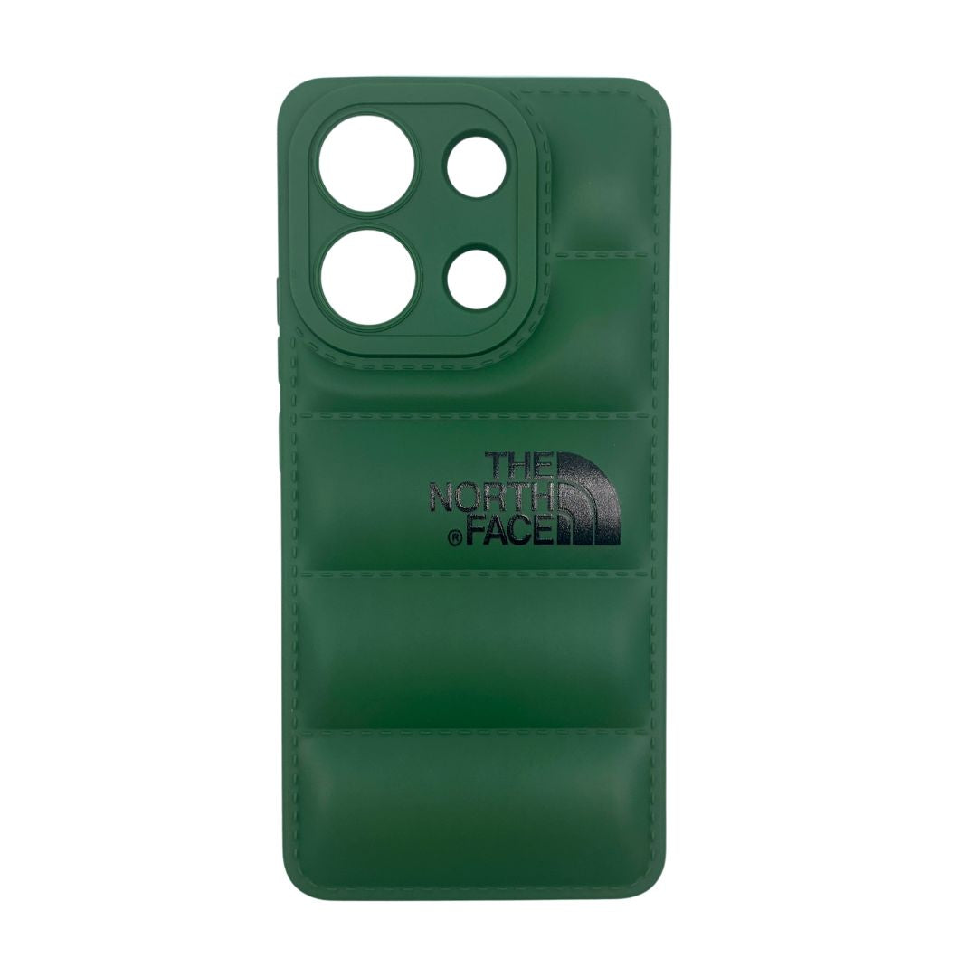 Redmi Note 13 4G Puffer Jacket Case Shock-Absorbing Air Cushion Back Cover