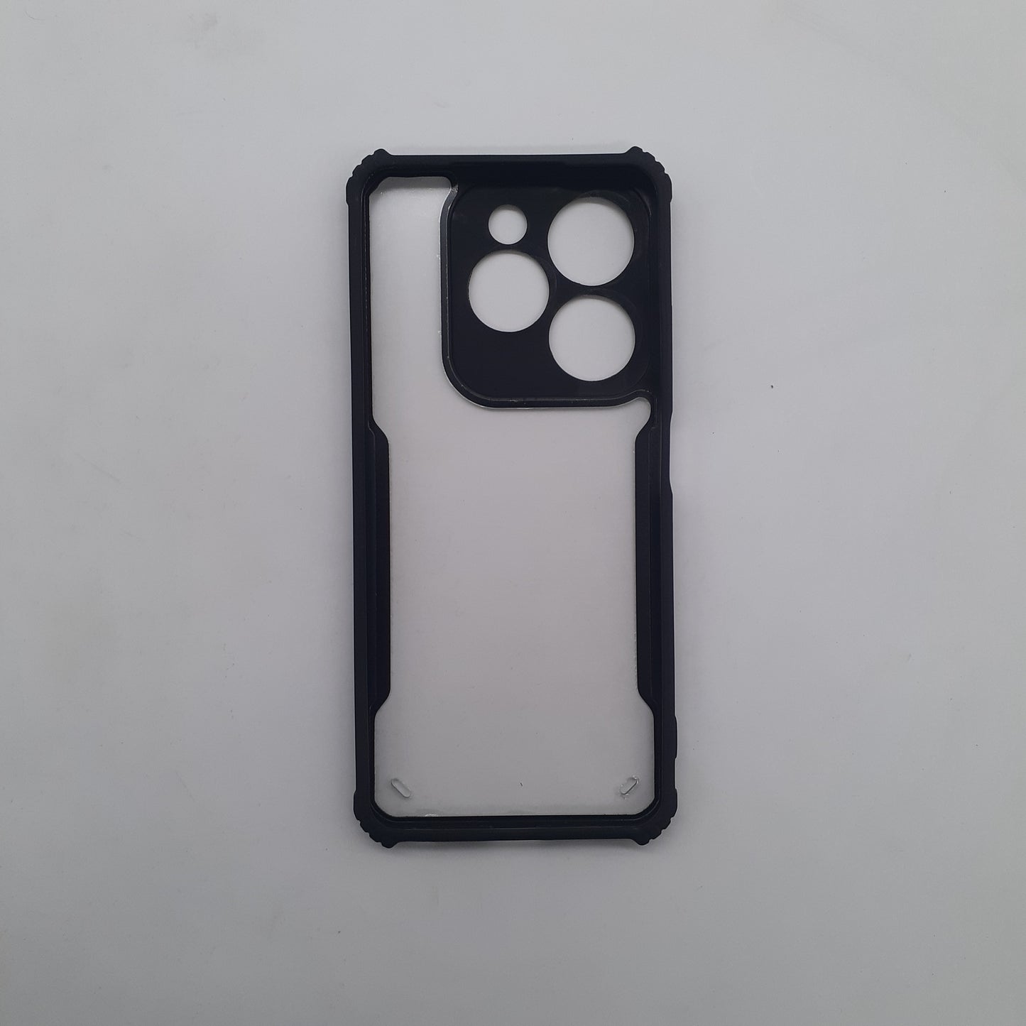 Infinix Smart 8 Plus iPAKY Hybrid Armor Case with Carbon Fiber Texture, Shockproof Edges, Enhanced Grip, and Precise Cutouts for Full Protection