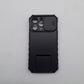 iPhone 13 Pro heavy duty protective case camera slide cover kickstand privacy hands-free viewing