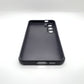 Samsung S24 FE Carbon Fiber texture Hard Rubber armour back cover shock-porof case