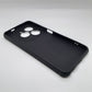 infinix Smart 8 Carbon Fiber texture Hard Rubber armour back cover shock-porof case