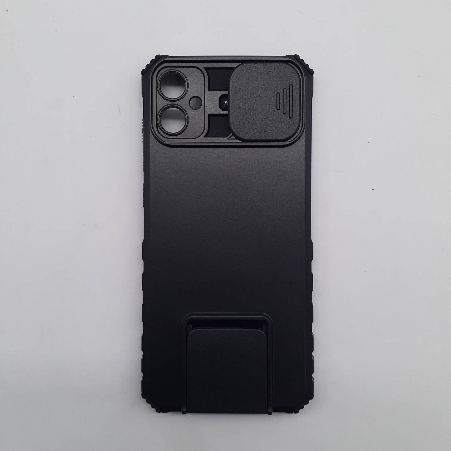 Samsung A05 Protective Phone Case Camera Slide Cover Built-in Kickstand Shockproof Military Grade Protection