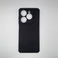 infinix Smart 8 Carbon Fiber texture Hard Rubber armour back cover shock-porof case