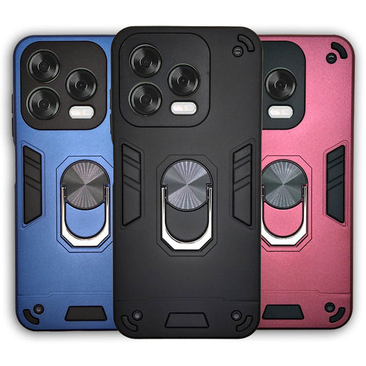 ZTE V70 Hard PC Case with ring holder Shockproof Slim back Cover