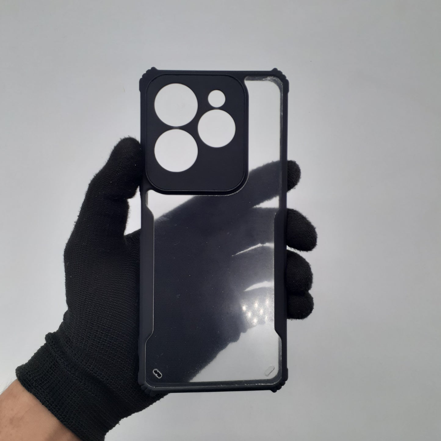 infinix Hot 40 iPAKY Shockproof Edge Grip Case, Durable TPU Bumper, Enhanced Protection & Non-Slip Hand Feel