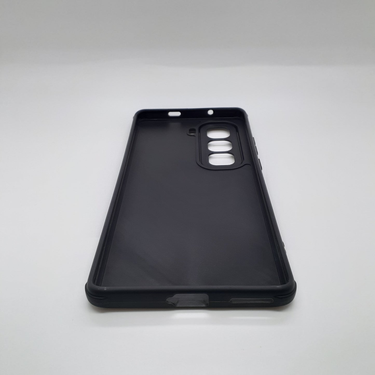 infinix HOT 50 Pro Plus Carbon Fiber texture Hard Rubber armour back cover shock-porof case