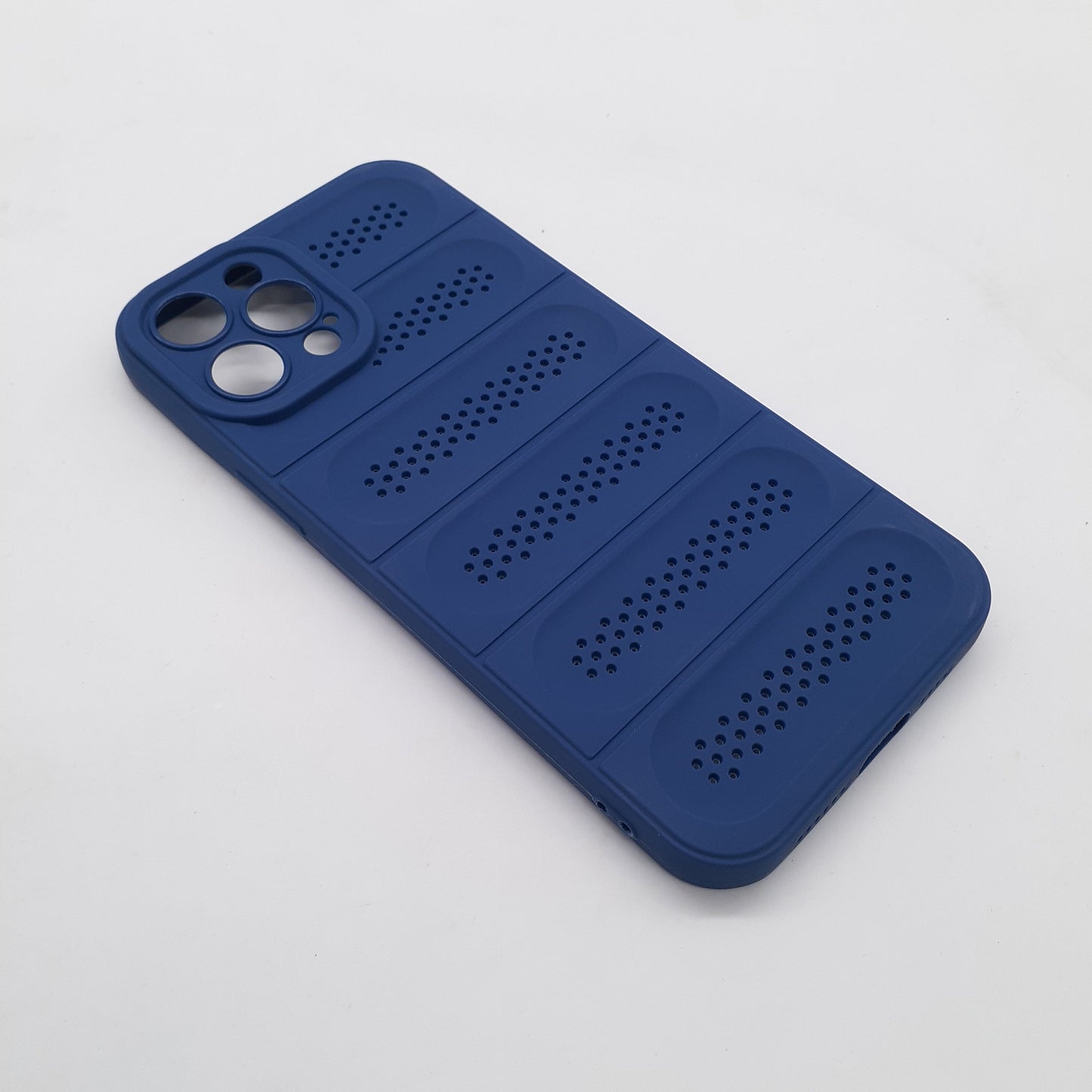 iPhone 12 Pro Max Case: Ultra Slim Shockproof TPU Cover with Heat Dissipation, Breathable Hollow Design, and Camera Protection