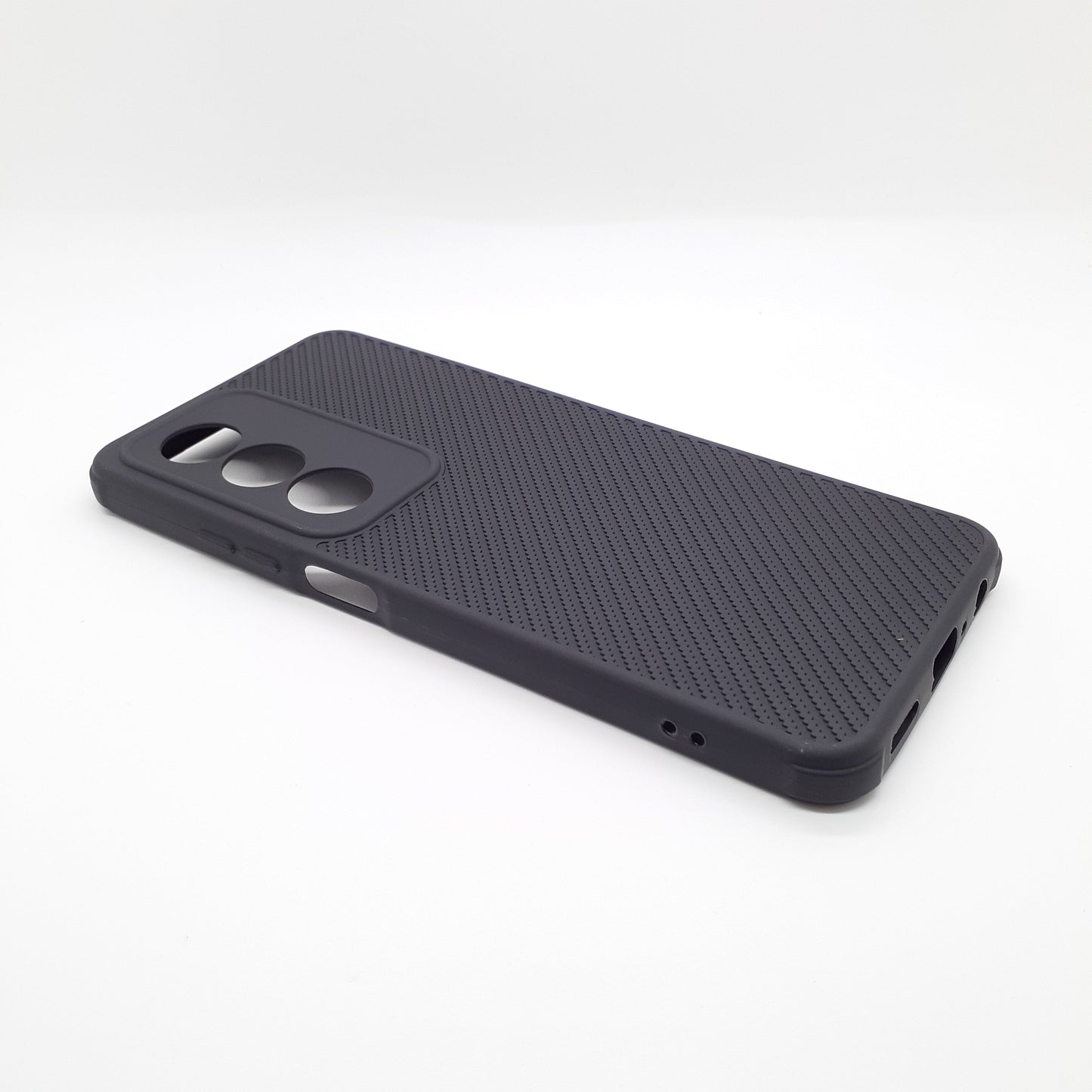 OPPO A3 Pro Carbon Fiber texture Hard Rubber armour back cover shock-porof case