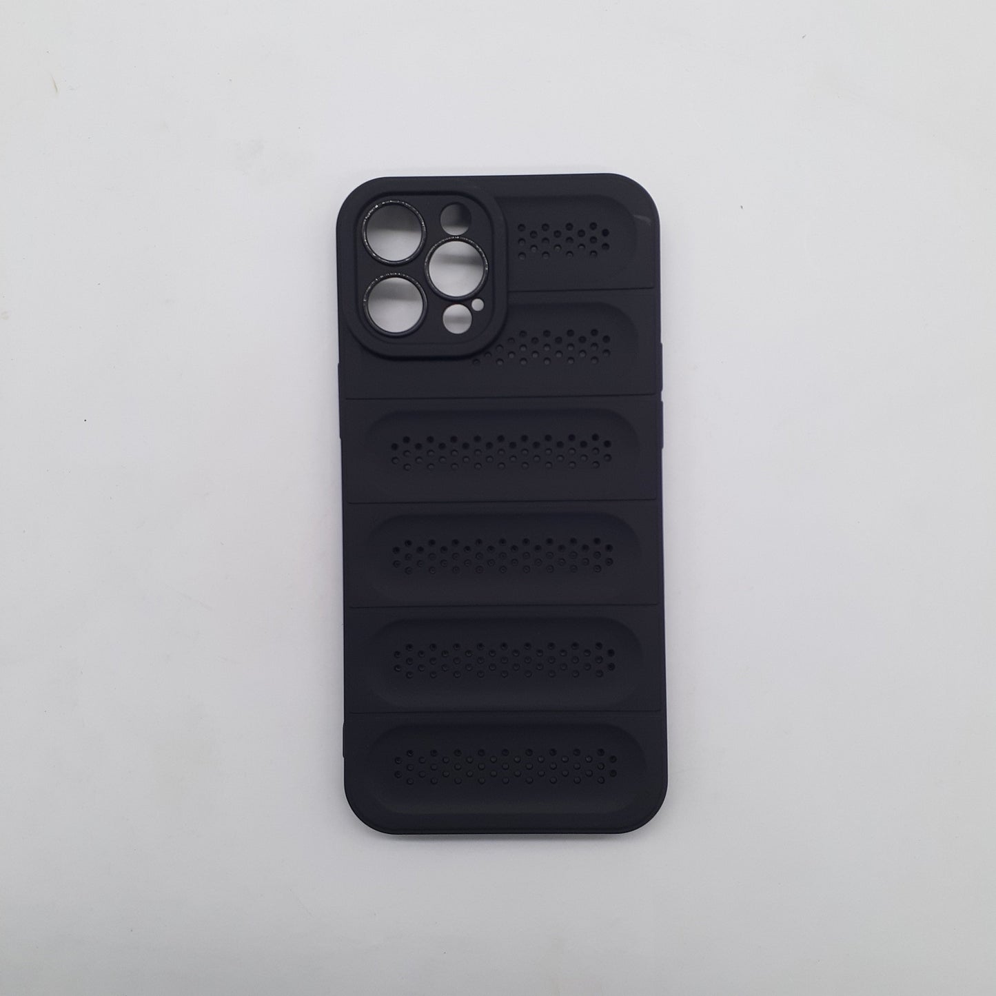 iPhone 12 Pro Max Case: Ultra Slim Shockproof TPU Cover with Heat Dissipation, Breathable Hollow Design, and Camera Protection