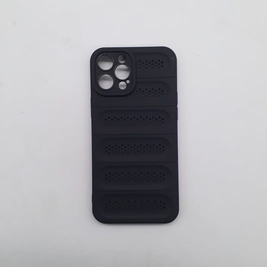 iPhone 12 Pro Max Case: Ultra Slim Shockproof TPU Cover with Heat Dissipation, Breathable Hollow Design, and Camera Protection