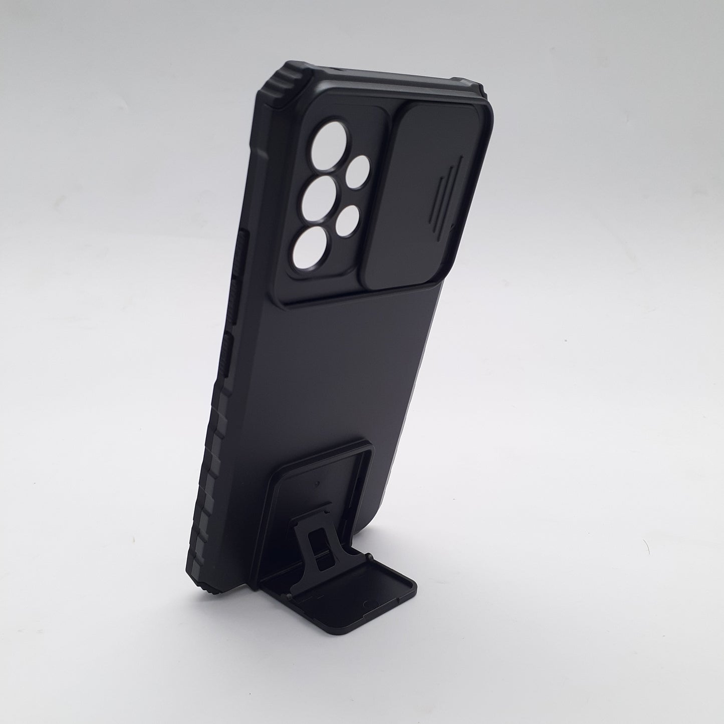 Samsung A53 Heavy Duty Protective Phone Case Sliding Camera Cover Integrated Kickstand Ultimate Privacy Viewing