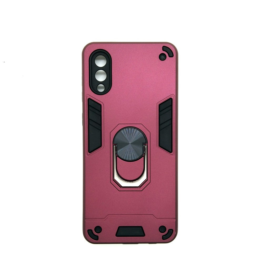 Samsung M02 Hard PC Case with ring holder Shockproof Slim back Cover