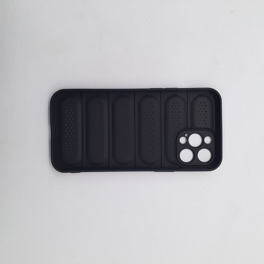 iPhone 12 Pro Max Case: Ultra Slim Shockproof TPU Cover with Heat Dissipation, Breathable Hollow Design, and Camera Protection