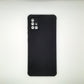 Samsung A51 Carbon Fiber texture Hard Rubber armour back cover shock-porof case