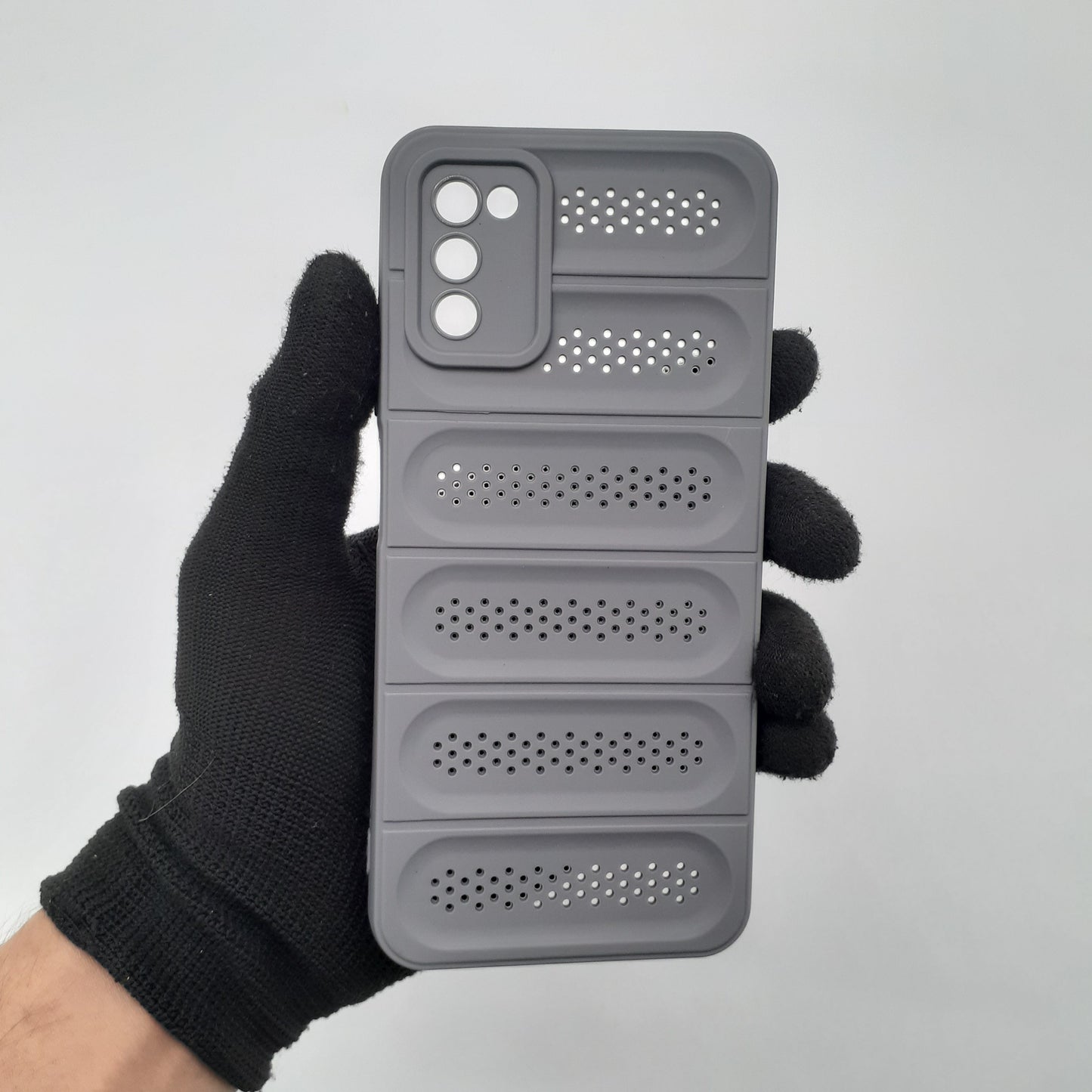Samsung M02s Cooling Bumper Phone Case: Heat Dissipation, Shockproof, Transparent TPU Back Cover
