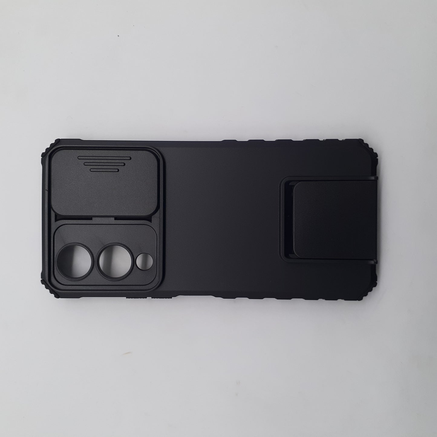 KEYSION Shockproof Armor Case Vivo Y17S Slide Camera Lens Protection Kickstand Back Cover Heavy Duty