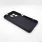infinix Smart 9 Carbon Fiber texture Hard Rubber armour back cover shock-porof case