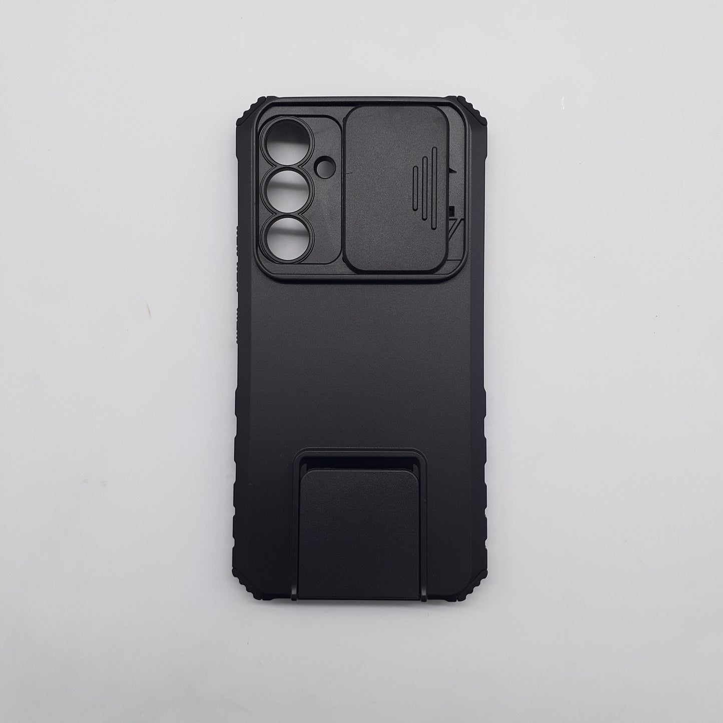 Samsung A54 5G Case Slide Camera Protector Slim Hybrid Shockproof Rugged Cover Built in Kickstand Black