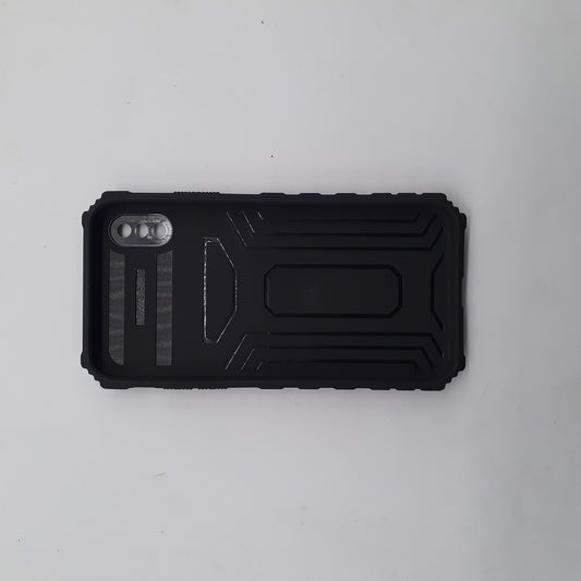 iPhone X Heavy Duty Shockproof Case Full Body Protection Camera Slide Cover Integrated Kickstand Stand