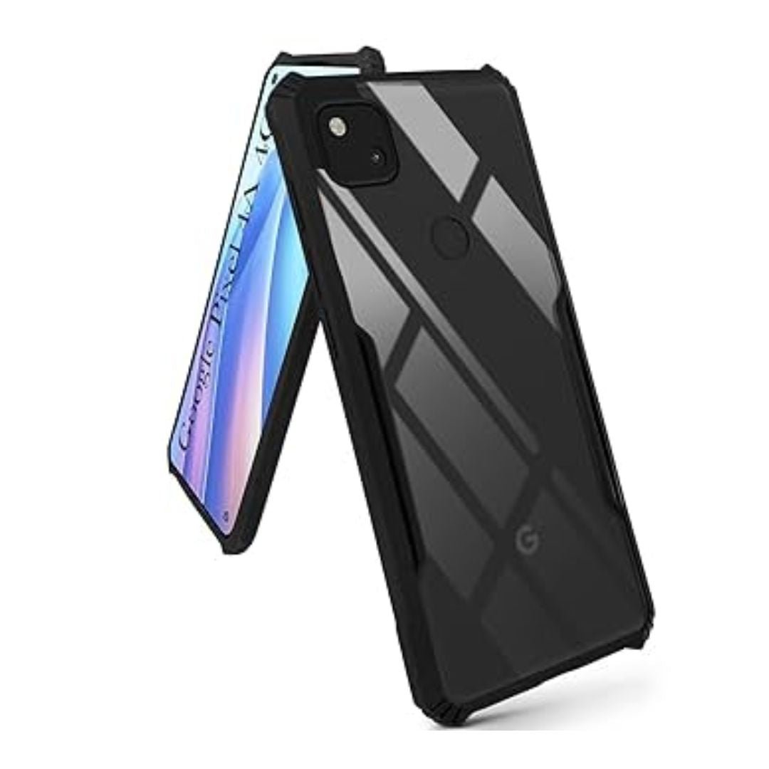 Google Pixel 4A case Matte Black Back Cover Soft Silicone TPU Bumper case