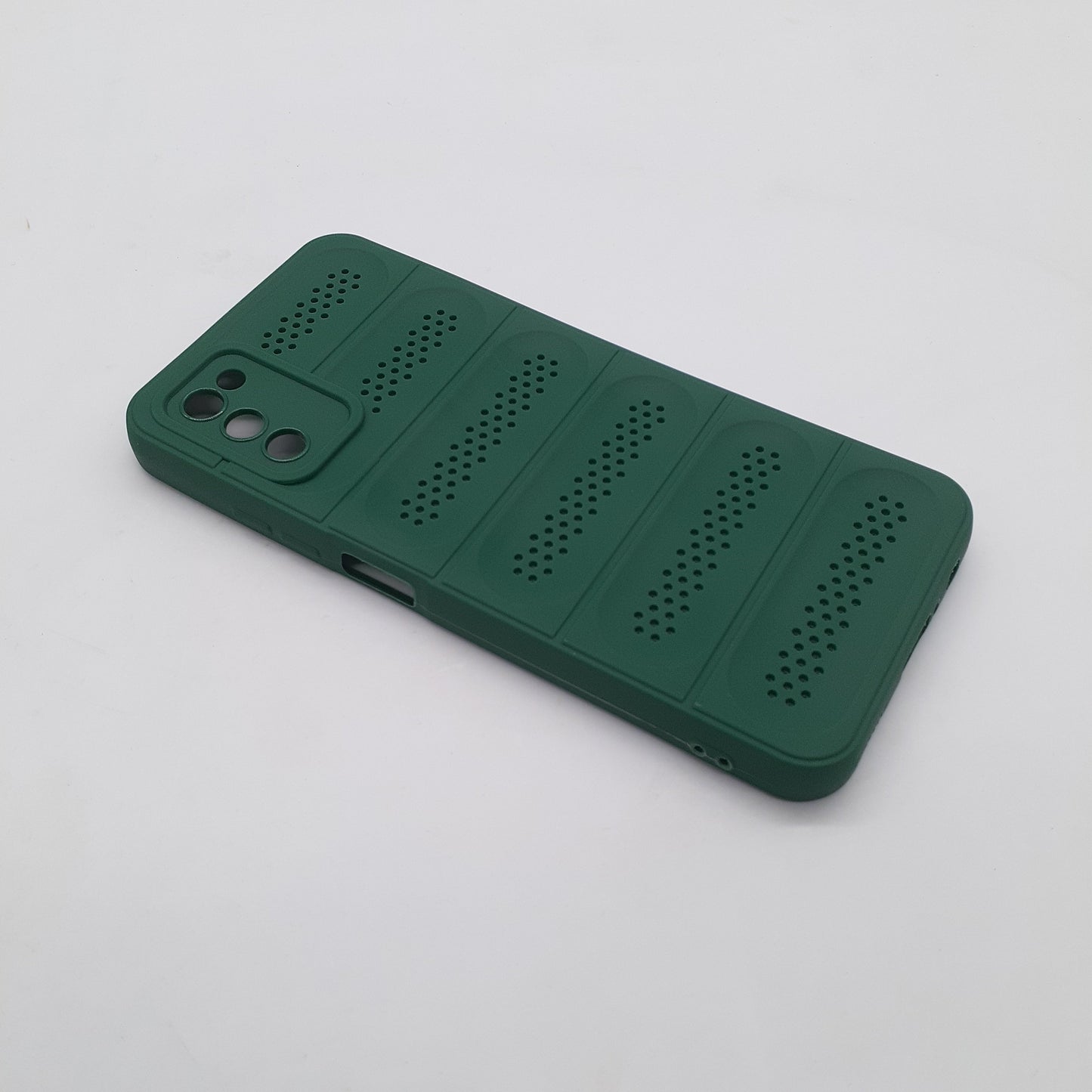 Samsung M02s Cooling Bumper Phone Case: Heat Dissipation, Shockproof, Transparent TPU Back Cover