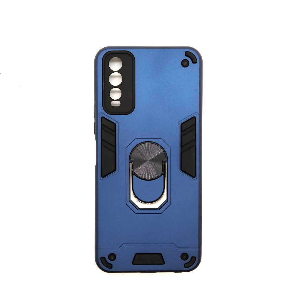Vivo Y20s Hard PC Case with ring holder Shockproof Slim back Cover