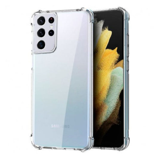 AntiShock Clear Back Cover Soft Silicone TPU Bumper case for Samsung S21 Ultra