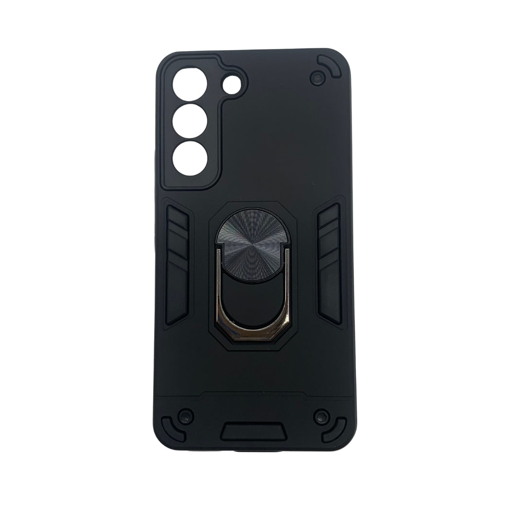 Samsung S22 Hard PC Case with Ring Holder, Shockproof Slim Cover