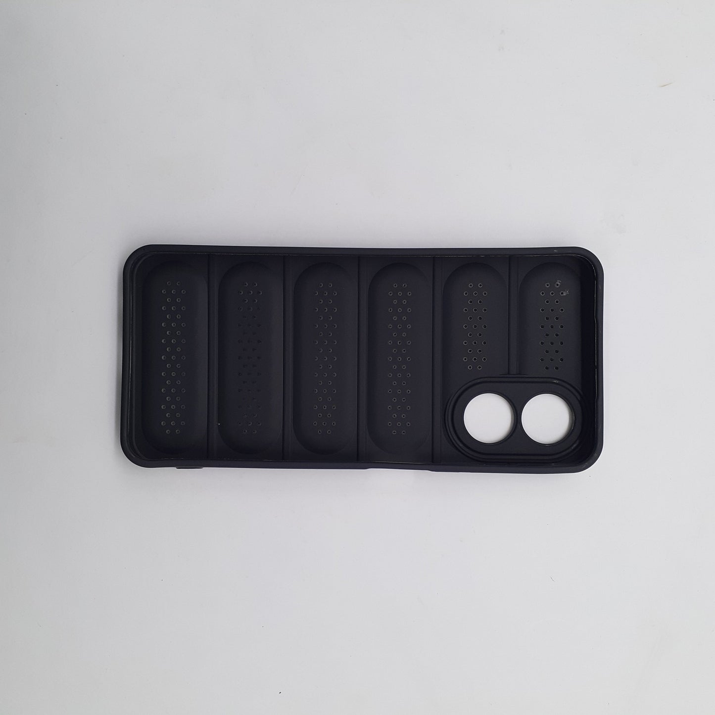 OPPO A17 Shockproof TPU Phone Case, Slim Black Cover, Heat Dissipation, Heavy Duty Protection