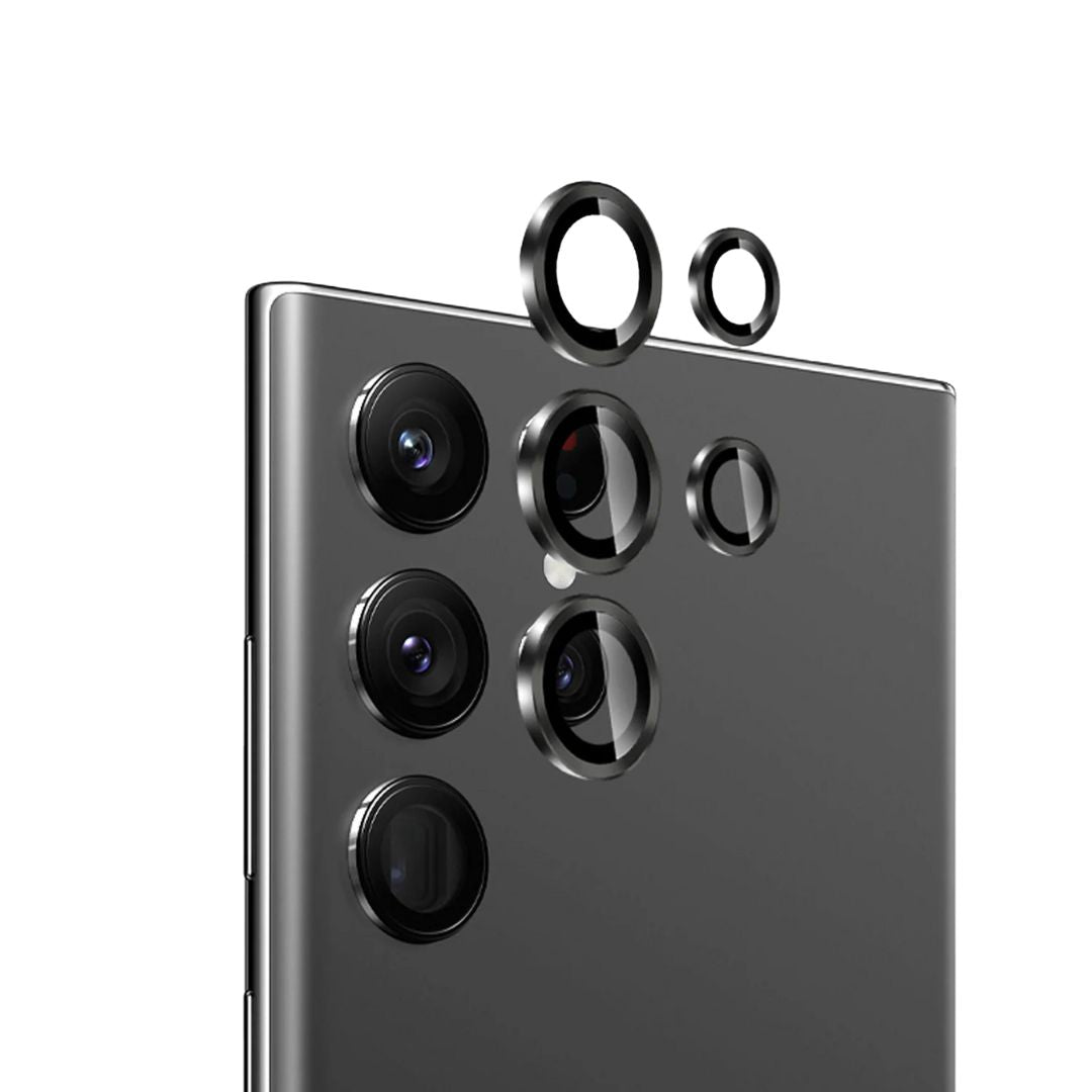 Samsung S23 Ultra Camera lens protection Ring with Tempered glass