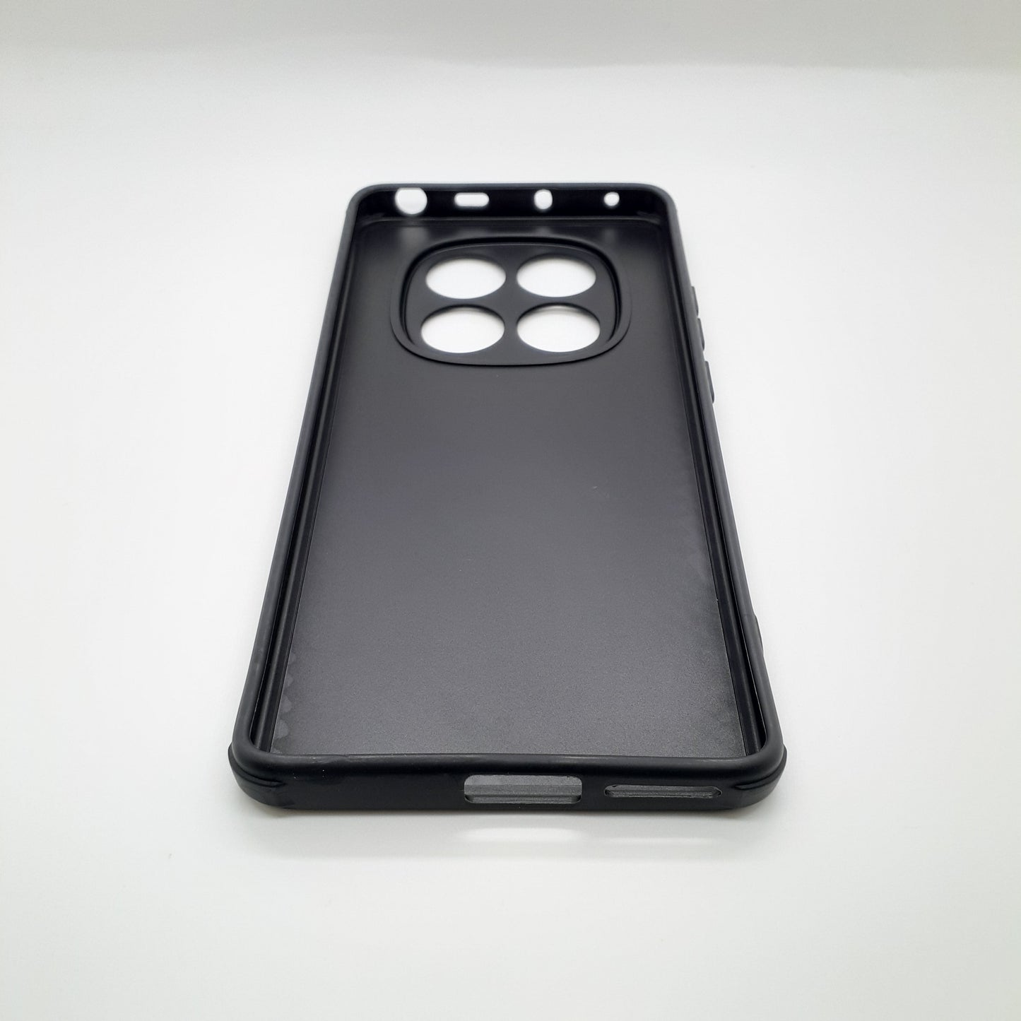 Redmi Note 14 Pro 4G Carbon Fiber texture Hard Rubber armour back cover shock-porof case