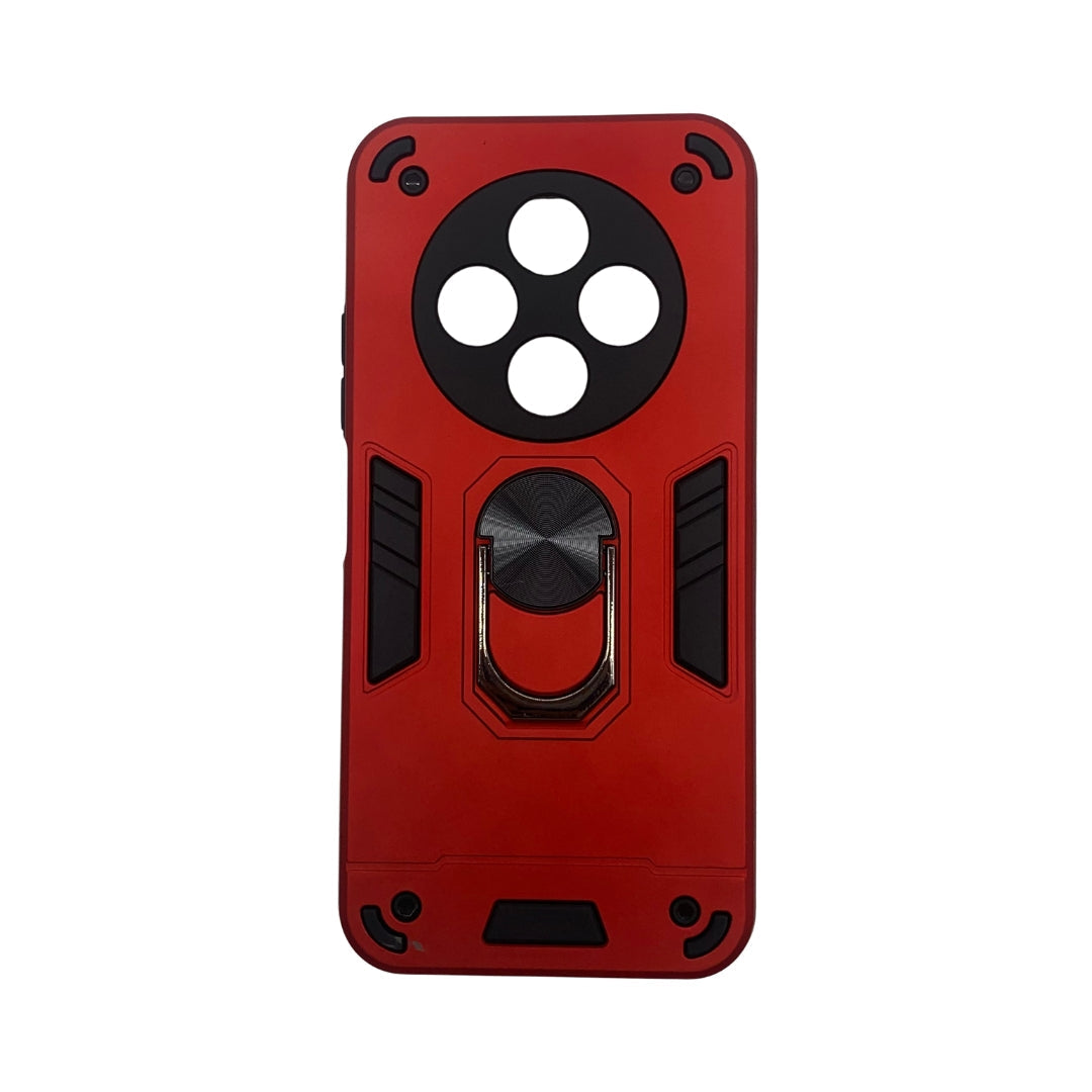 Tecno Spark 30C Hard Shockproof Case with Ring Holder & Kickstand