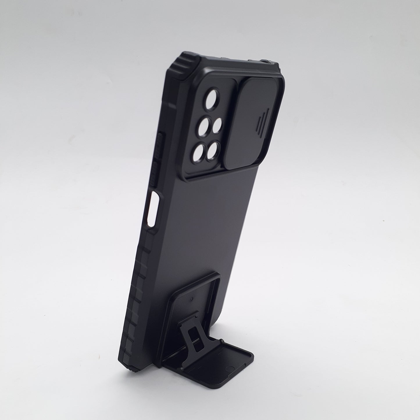 Redmi 10 Heavy Duty Protective Case Sliding Camera Cover Integrated Kickstand Built in Stand Full Protection Shockproof Armor