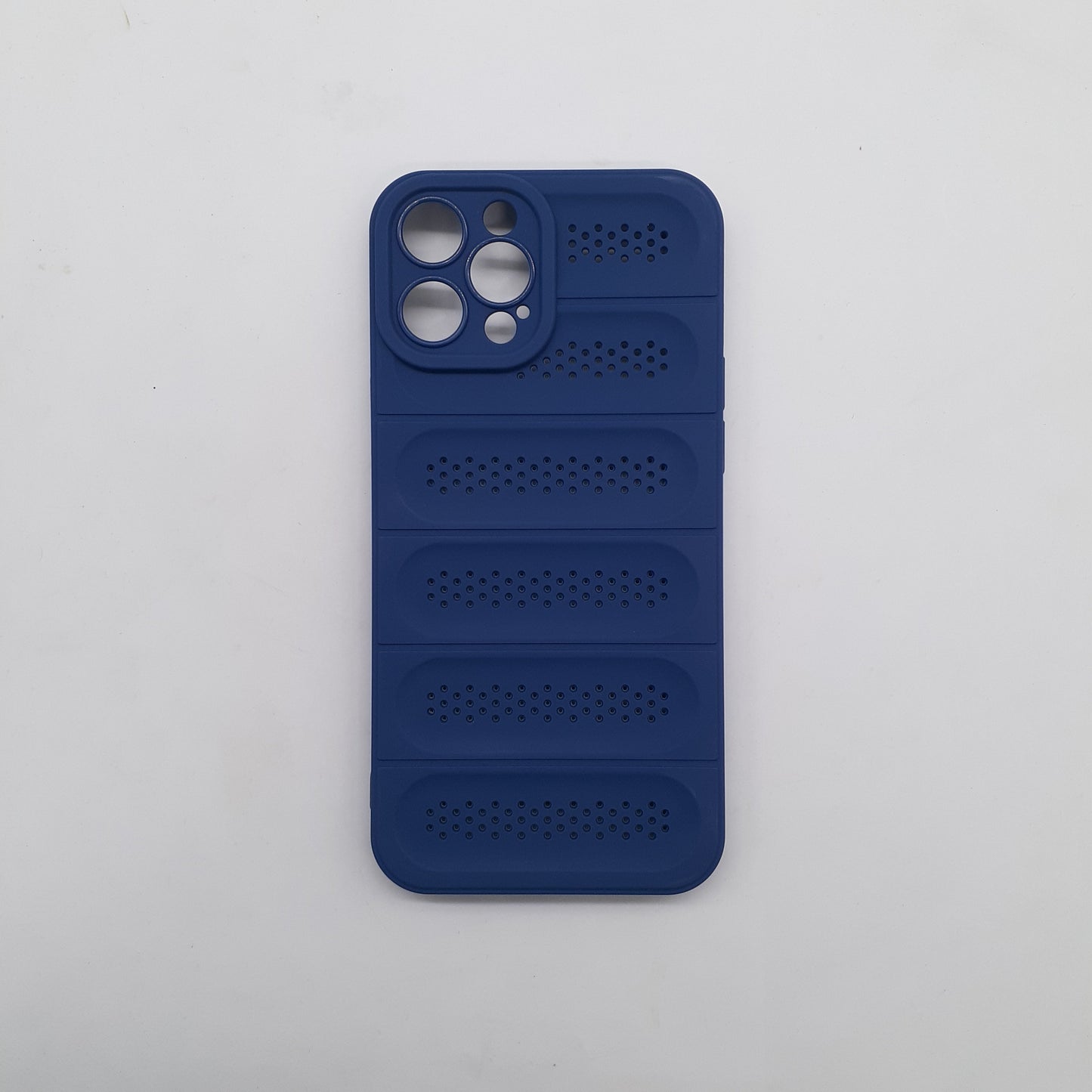iPhone 12 Pro Max Case: Ultra Slim Shockproof TPU Cover with Heat Dissipation, Breathable Hollow Design, and Camera Protection