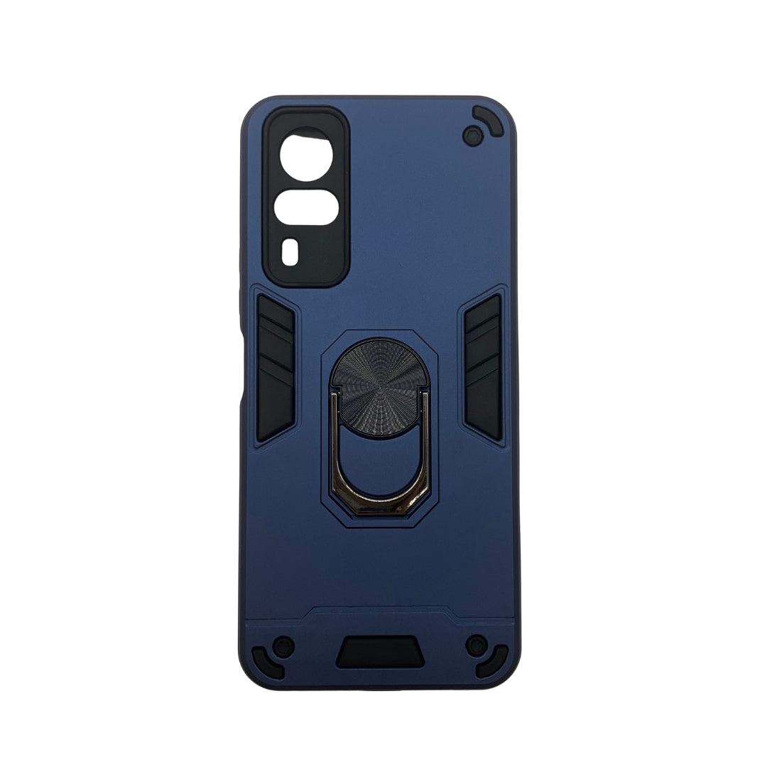 Vivo Y53s Shockproof Hard PC Case with Ring Holder Slim Cover