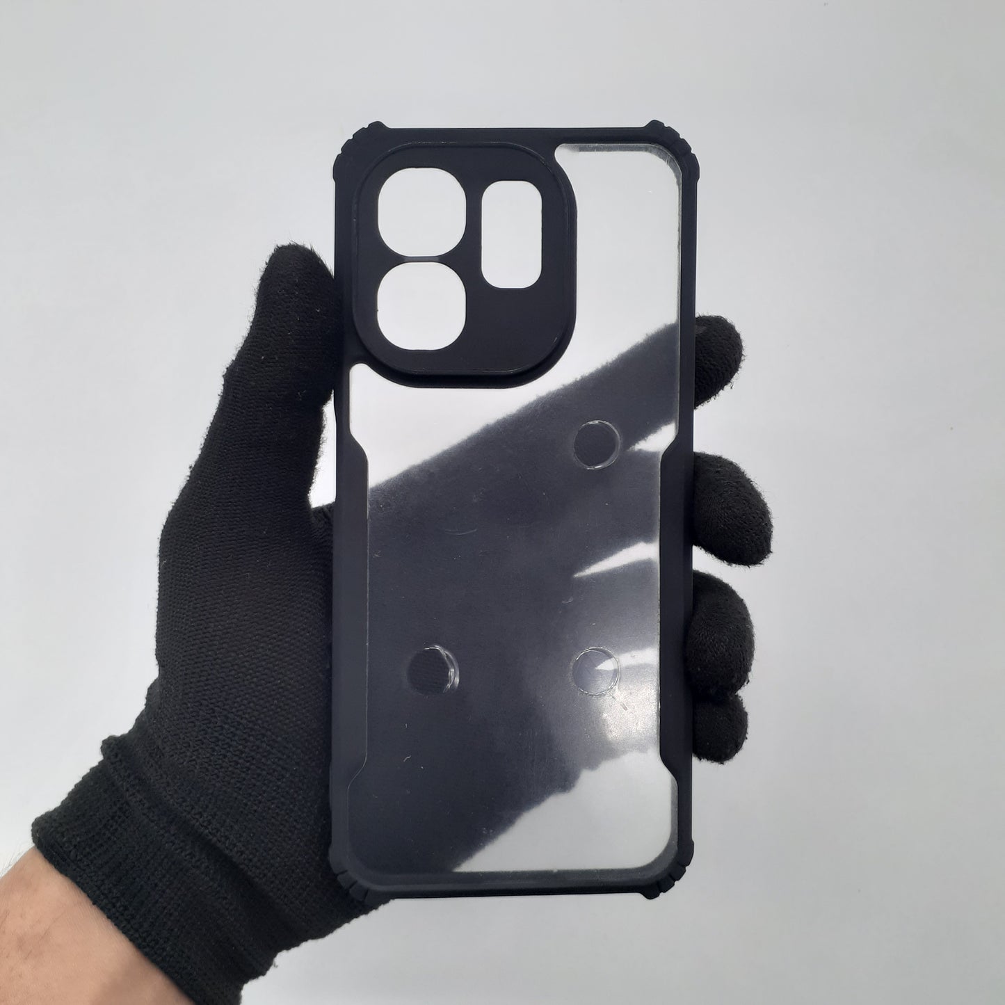 infinix Hot 50i iPAKY Rugged Anti-Drop Case with Shock-Proof Edges and Anti-Slip Hand Grip Soft TPU Back Cover Protection
