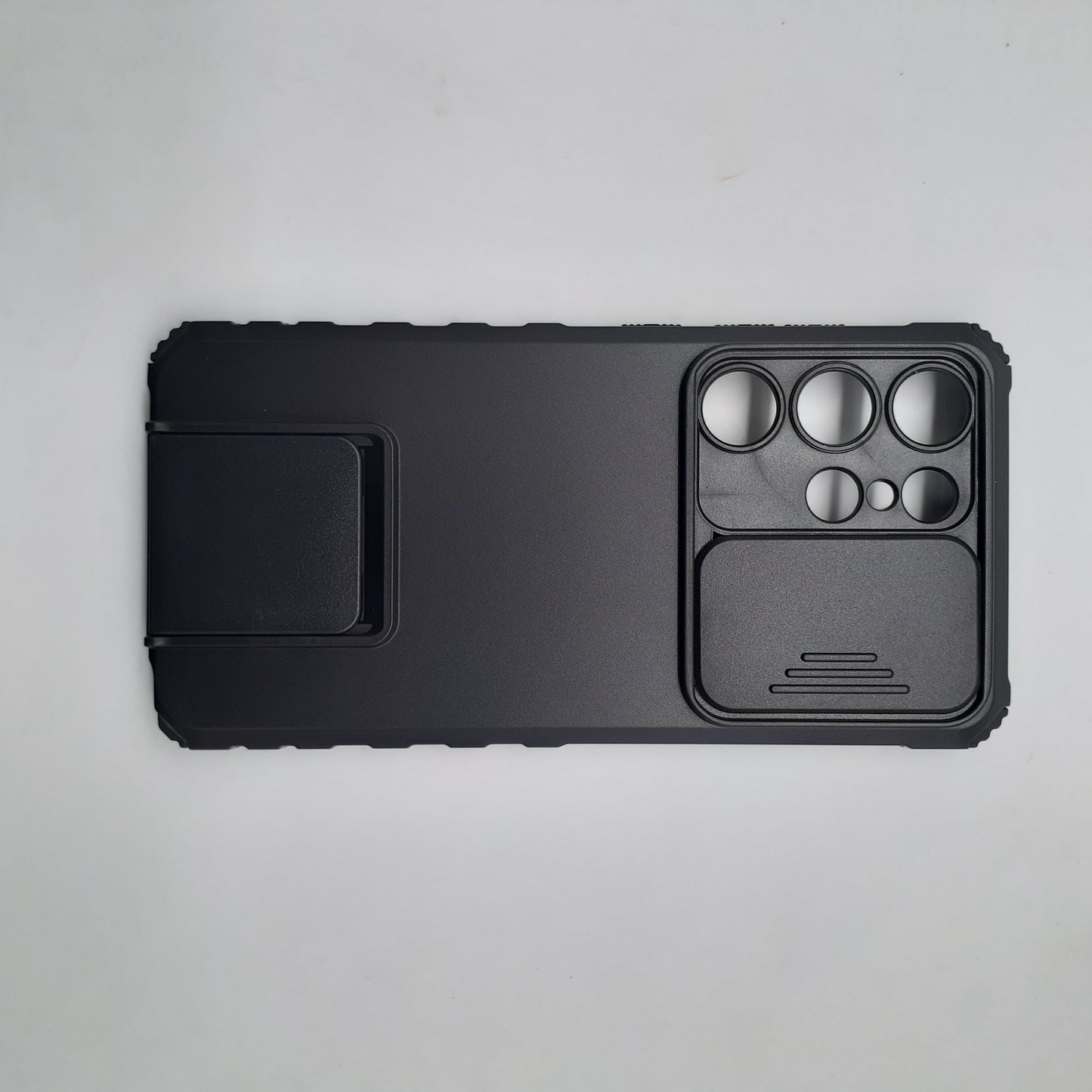 Samsung S25 Ultra Rugged Heavy Duty Case Slide Camera Cover Built-in Kickstand Hands Free Viewing Protection