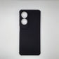 OPPO A60 Carbon Fiber texture Hard Rubber armour back cover shock-porof case