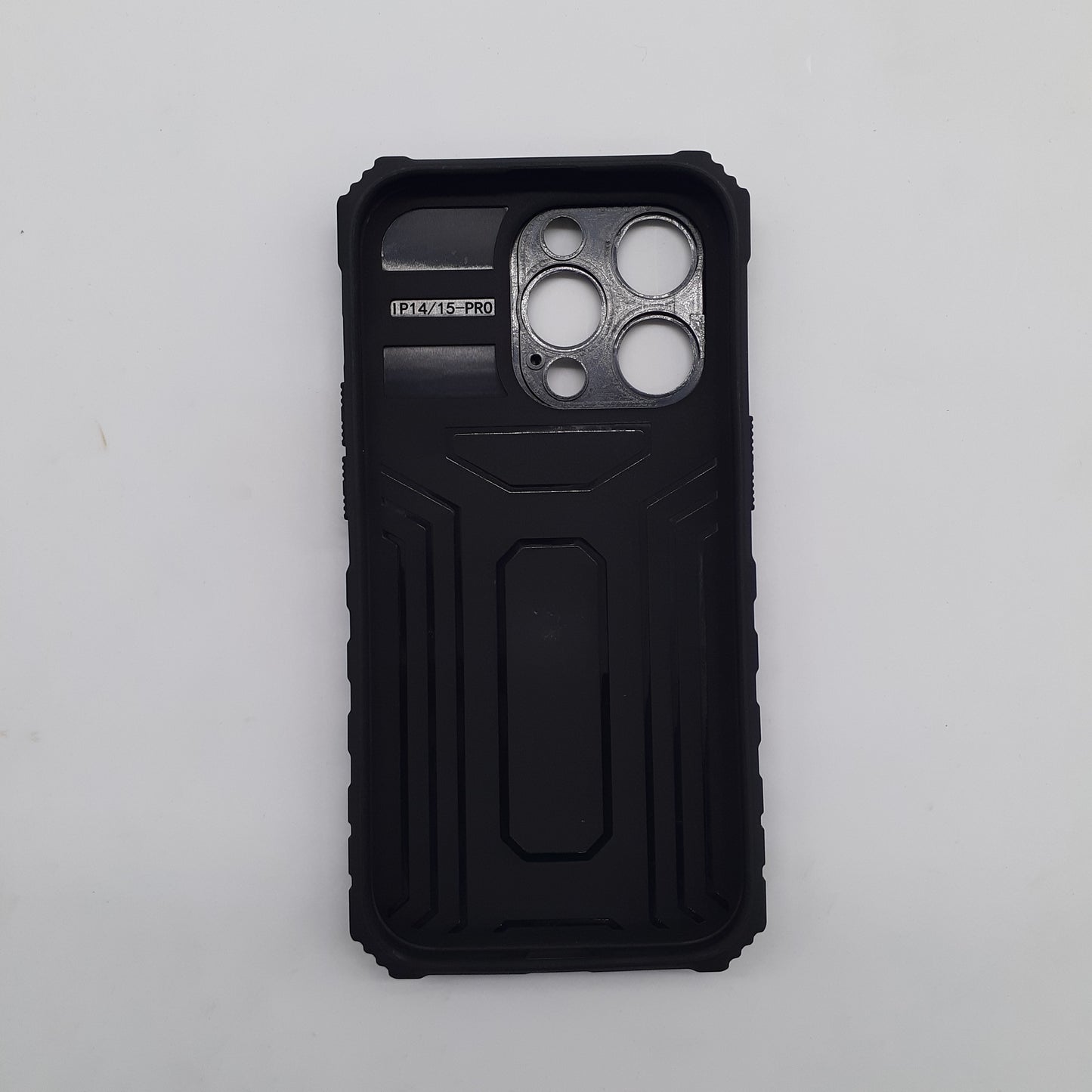 Heavy Duty iPhone 14 Pro Case Integrated Kickstand Sliding Camera Lens Cover Ultimate Protection