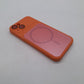 iPhone 13 Orange Back Case - Slim Fit Protective Silicone Phone Cover
