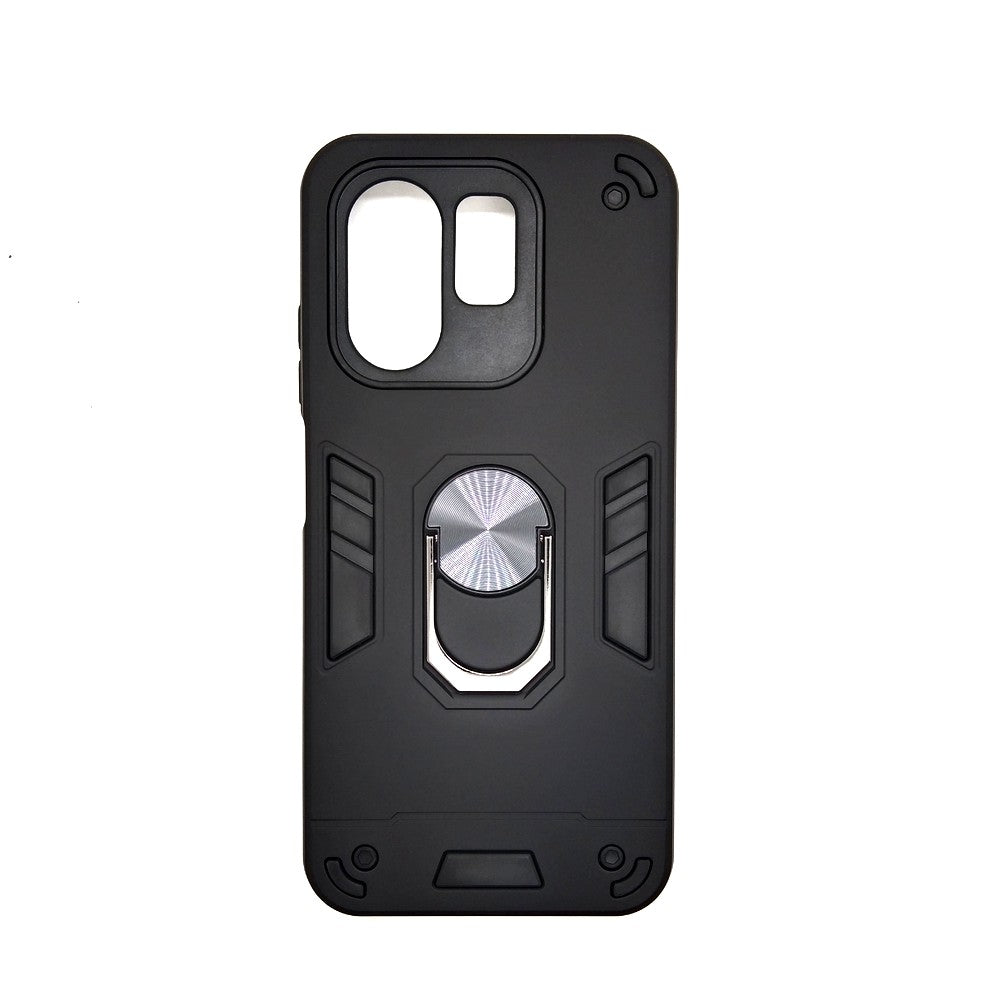 infinix Hot 50i Hard PC Case with ring holder Shockproof Slim back Cover