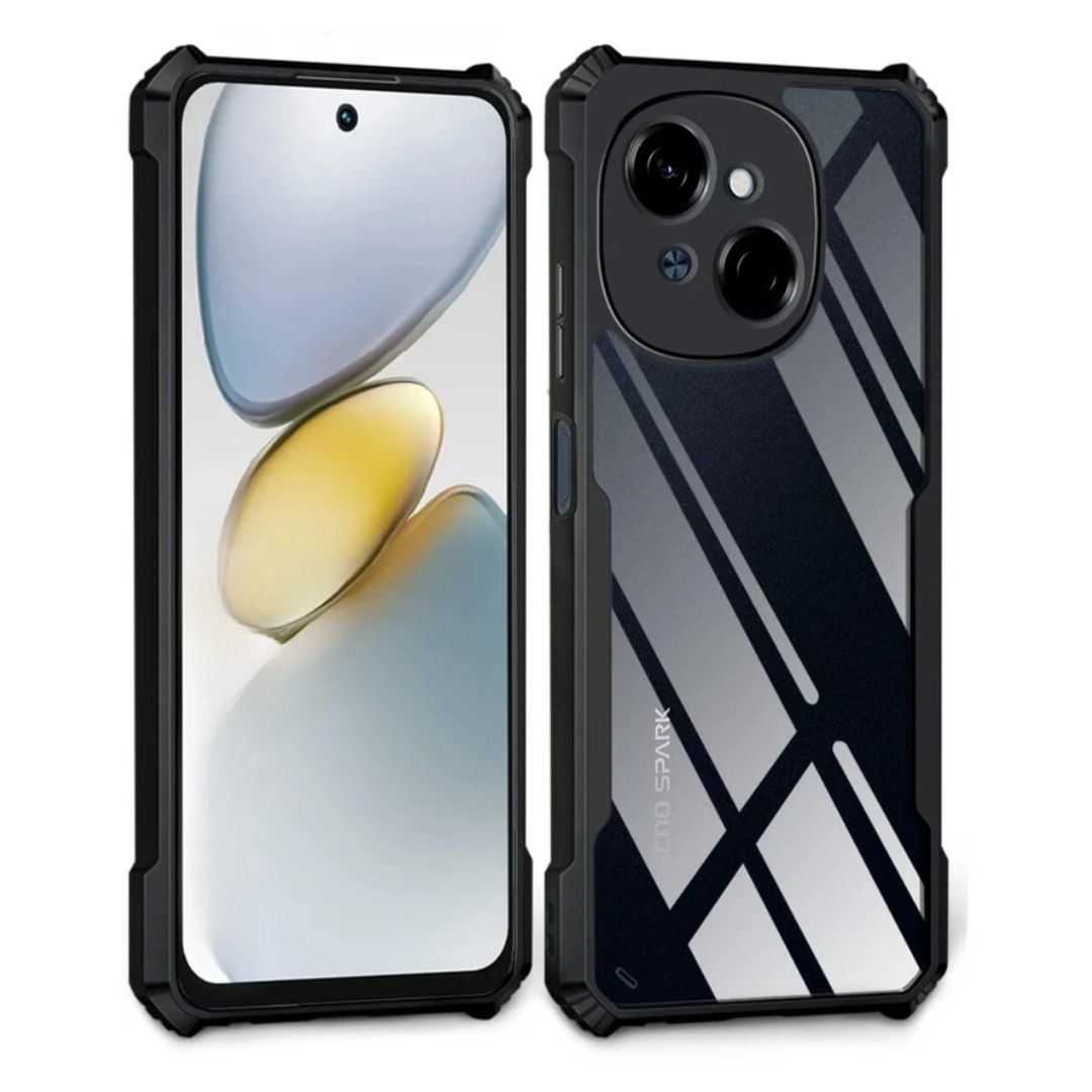 Tecno Spark Go 1 case Matte Black Back Cover Soft Silicone TPU Bumper case
