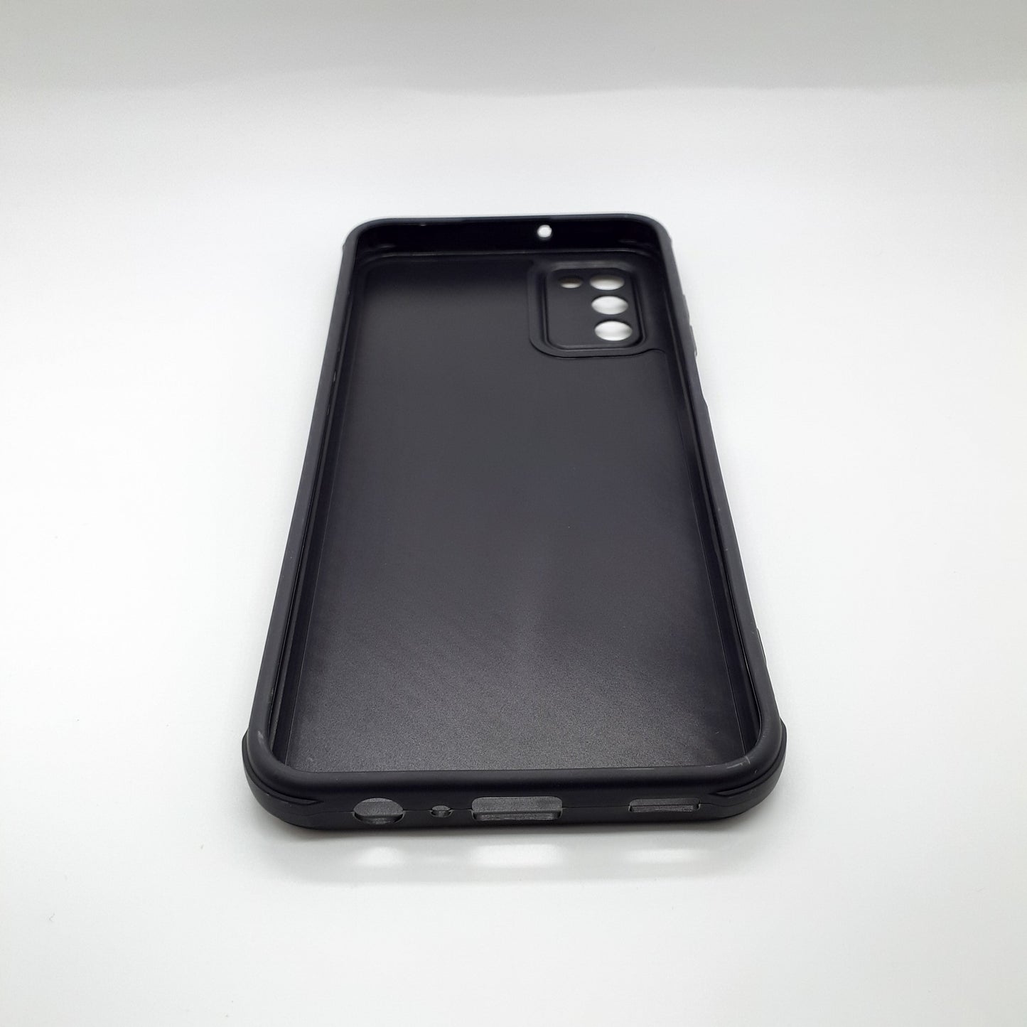Samsung A03s Carbon Fiber texture Hard Rubber armour back cover shock-porof case