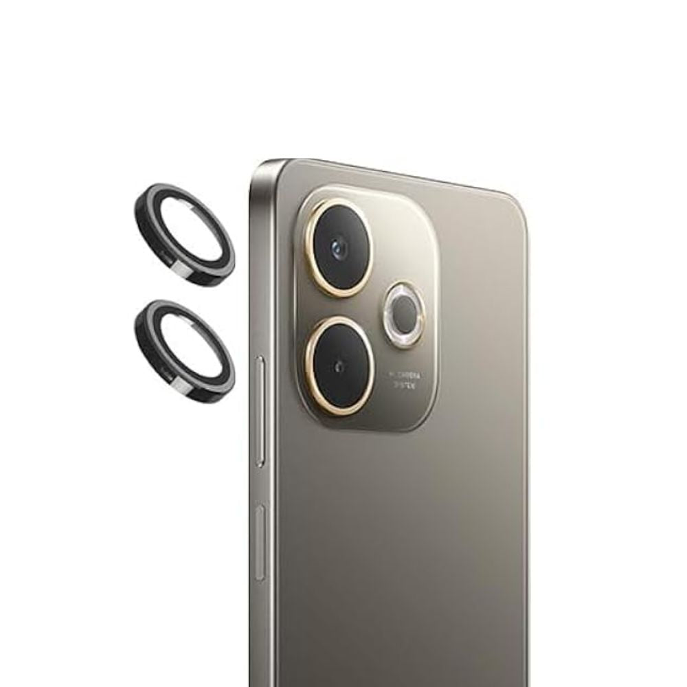 OPPO A5 Pro Camera Lens Protector, Premium Metal Frame and 9H Tempered Glass Screen Guard, Scratch-Resistant Full Coverage Protection Film